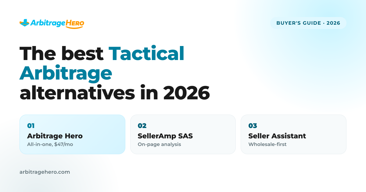 Las mejores alternativas a Tactical Arbitrage en 2026